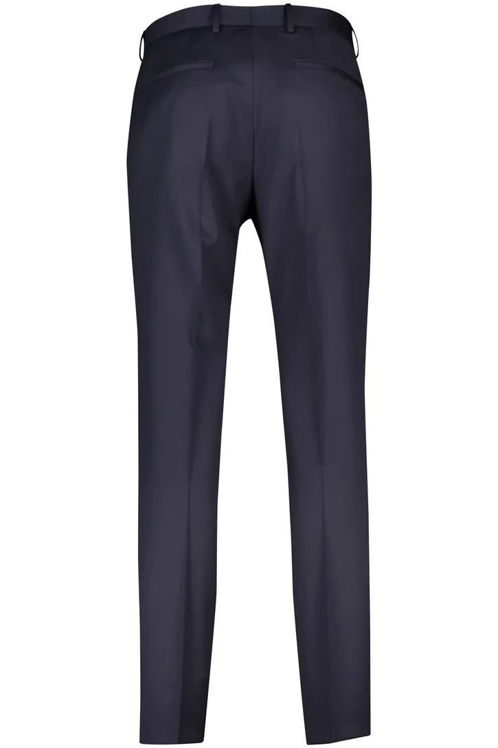 Hugo Boss pantalon mix en match donkerblauw effen synthetisch Genius