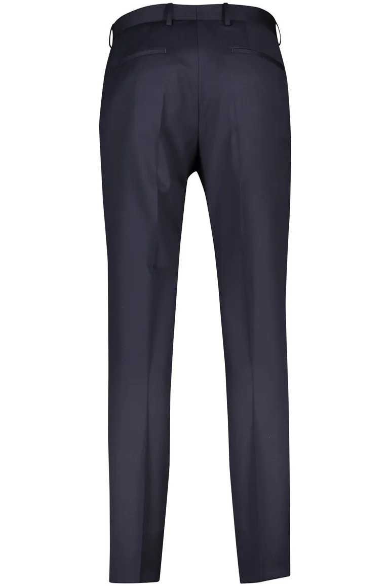 pantalon Genius mix en match Hugo Boss donkerblauw effen synthetisch
