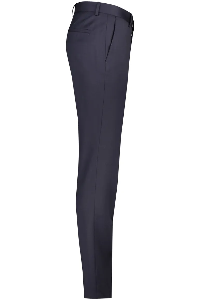 pantalon Genius mix en match Hugo Boss donkerblauw effen synthetisch