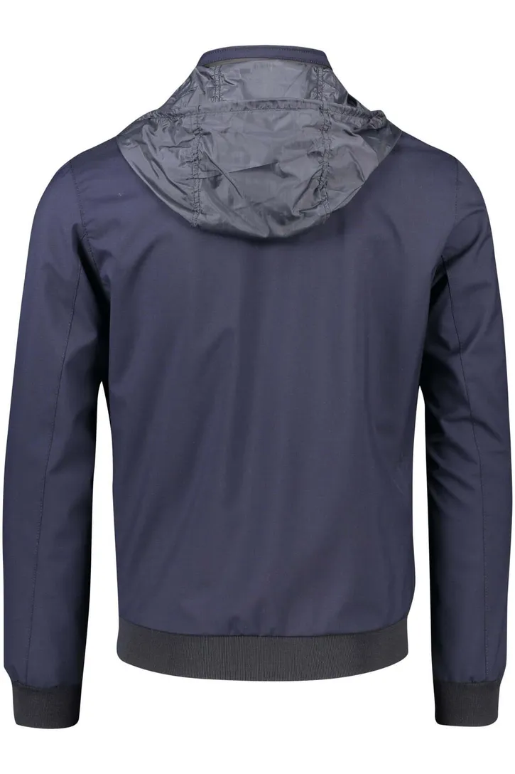 Portofino zomerjas wol donkerblauw normale fit