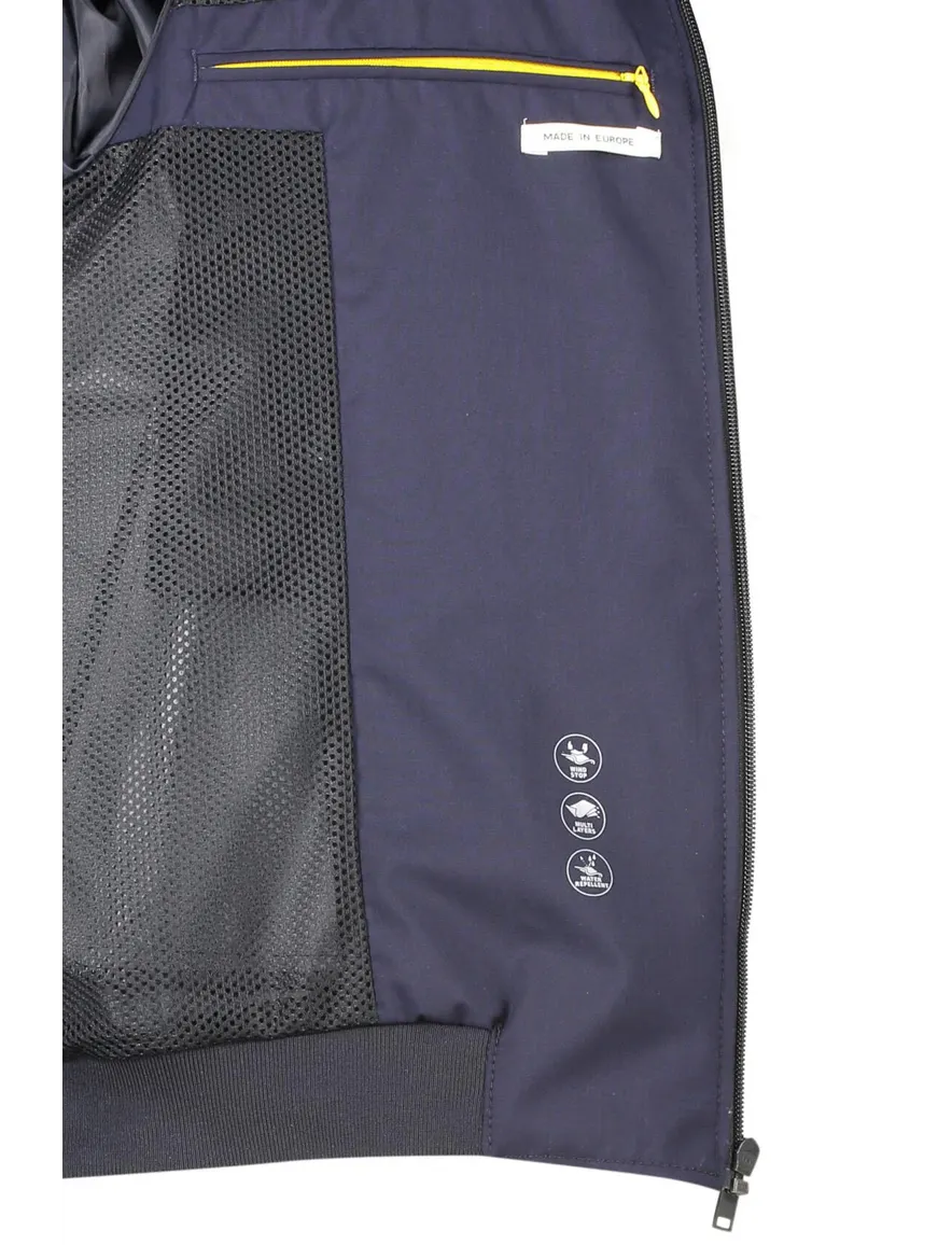 Portofino zomerjas donkerblauw normale fit wol