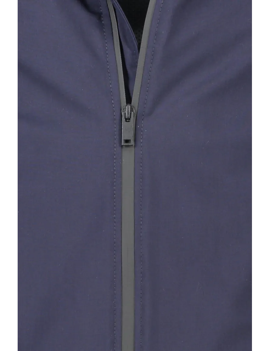 Portofino zomerjas donkerblauw normale fit wol