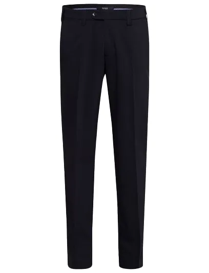 Eurex pantalon Jan donkerblauw flatfront model