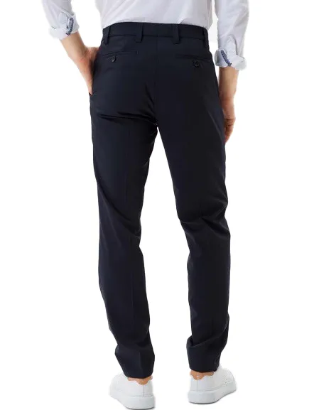 Eurex pantalon Jan donkerblauw flatfront model