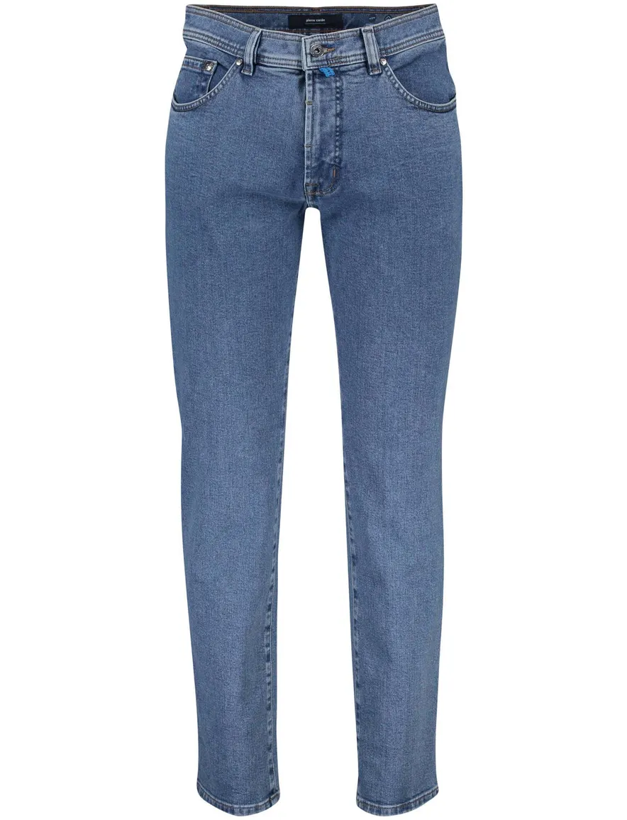 Pierre Cardin 5-pocket Comfort Fit model Dijon blauw
