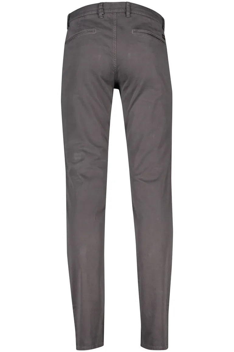 katoenen broek Hugo Boss grijs effen katoen