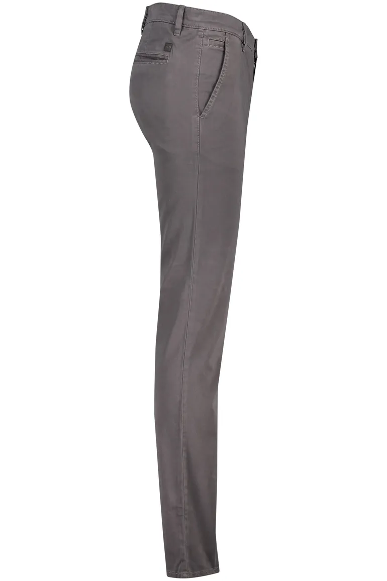 katoenen broek Hugo Boss grijs effen katoen