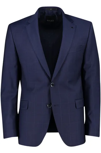 Digel Digel Kostuum mix en match donkerblauw geruit
