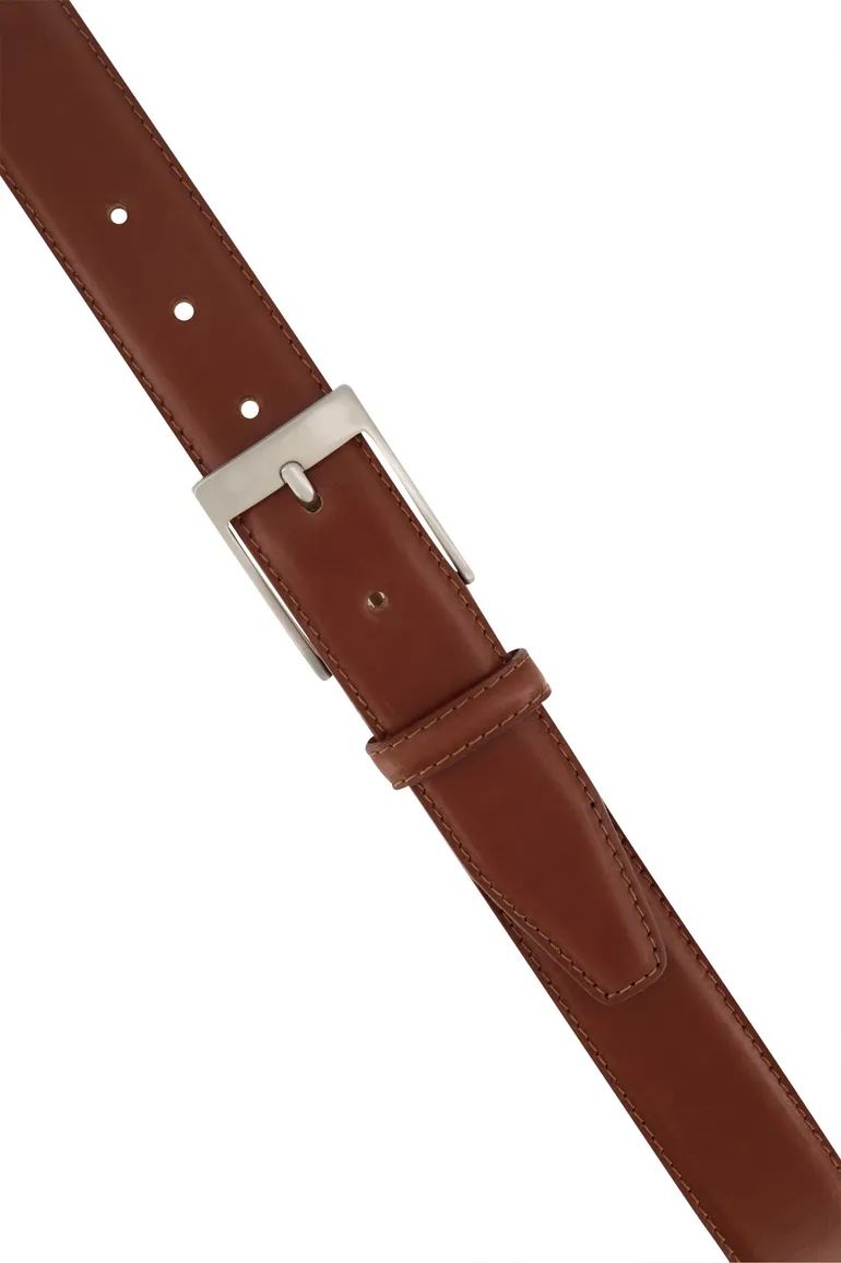 Lindenmann riem leer bruin