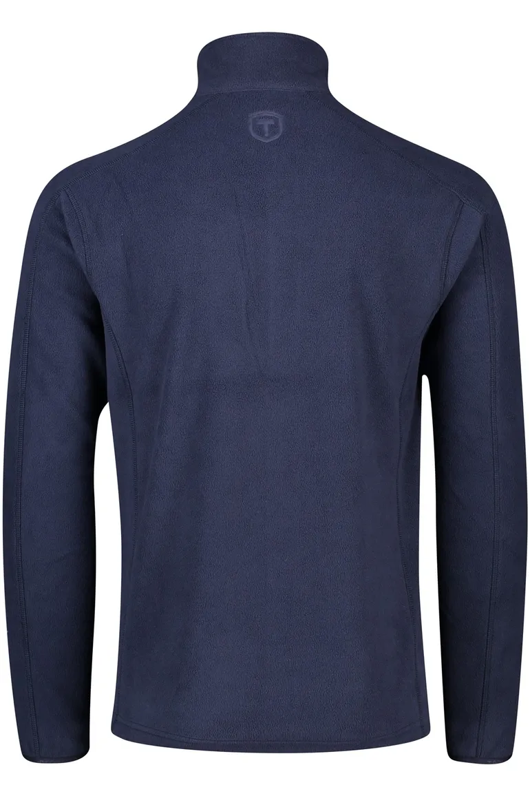 Tenson vest donkerblauw gemeleerd fleece