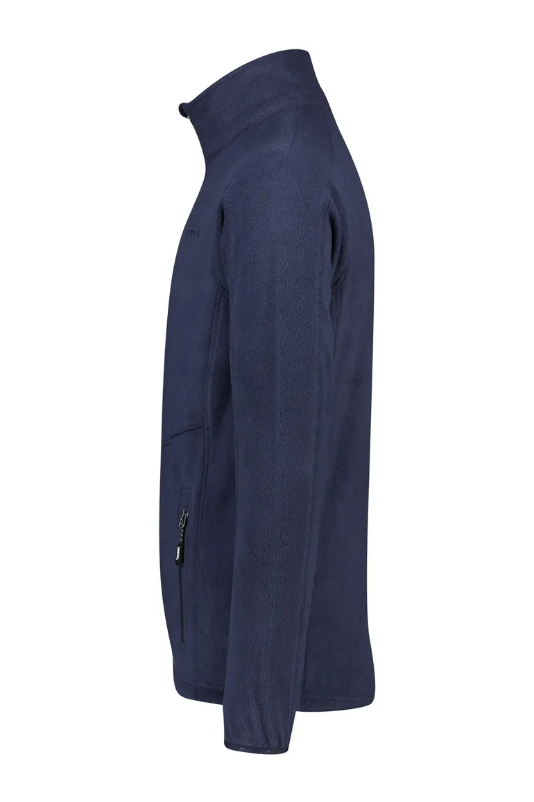 Tenson vest donkerblauw gemeleerd fleece