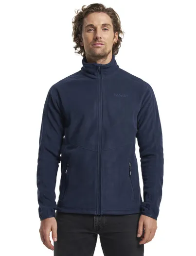 Tenson Tenson vest donkerblauw gemeleerd fleece