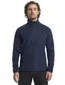 Tenson vest donkerblauw gemeleerd fleece