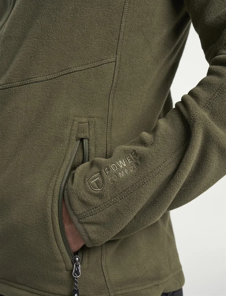Tenson fleese vest olfijgroen normale dit
