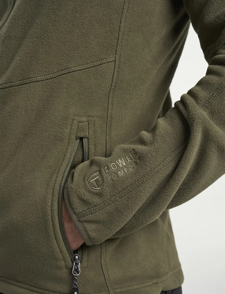Tenson fleese vest olfijgroen normale dit