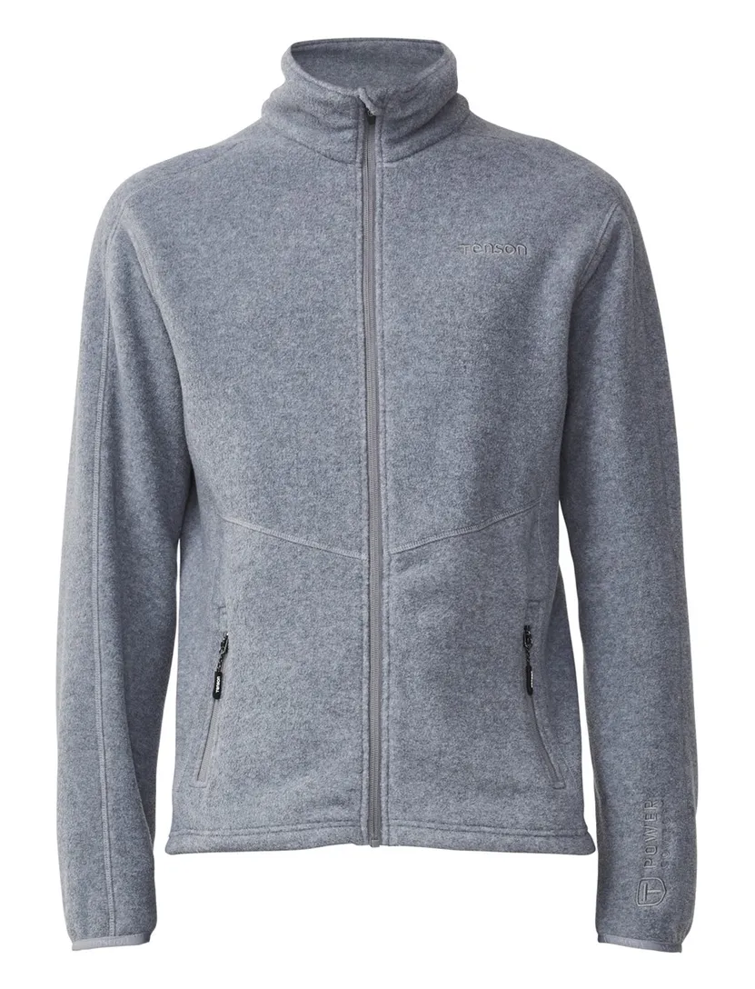Fleece vest Tenson grijs gemeleerd