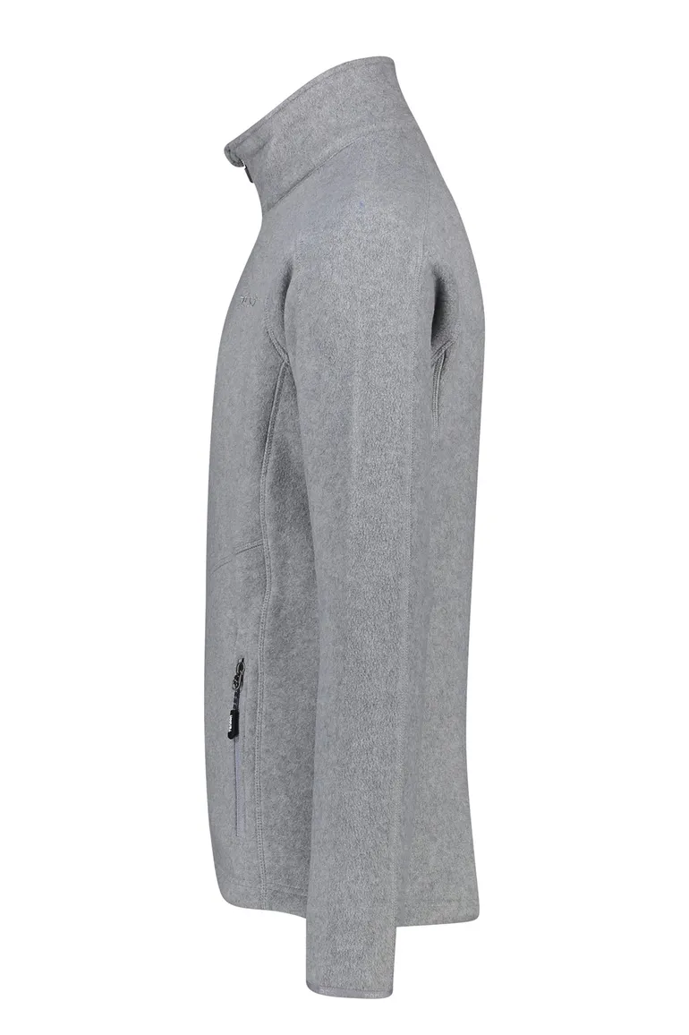 Tenson vest grijs gemeleerd fleece