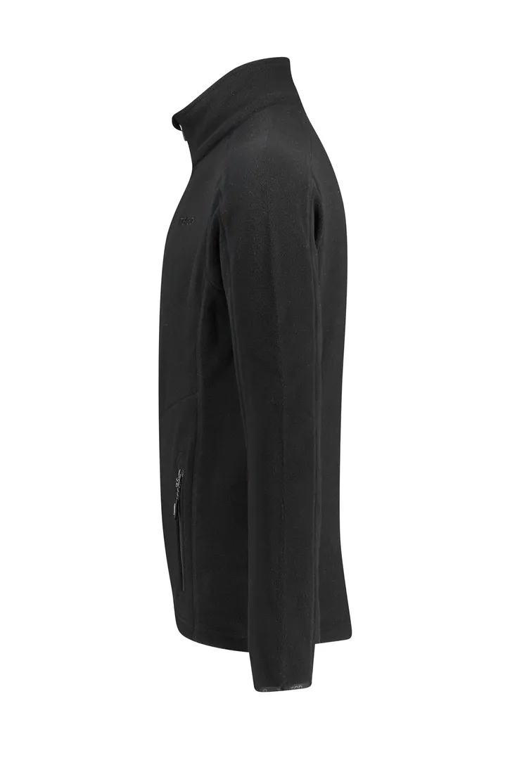 Gemeleerd Fleece vest Tenson zwart