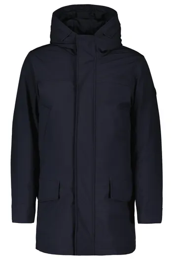 Airforce Airforce winterjas donkerblauw Snow slim fit effen rits