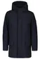 winterjas Airforce Snow donkerblauw slim fit effen rits