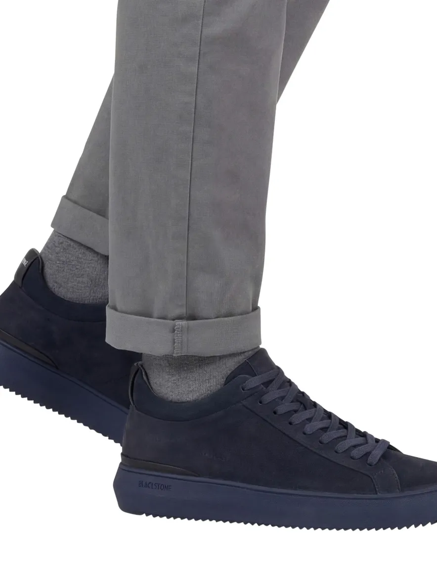 Blackstone sneaker donkerblauw leer