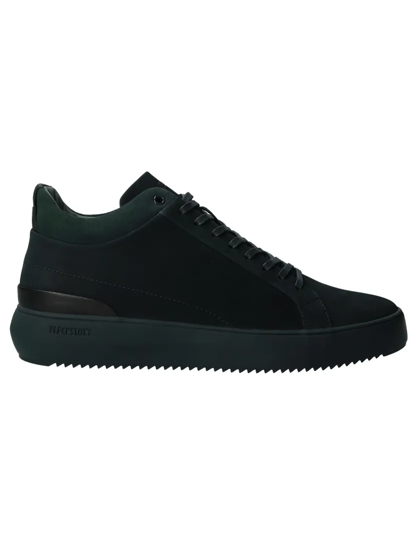 Schoenen Blackstone donkerblauw leer veter