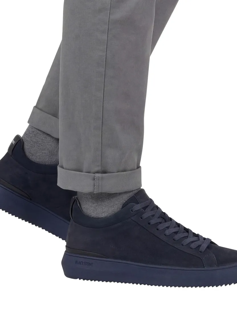 Sneakers Blackstone donkerblauw leer