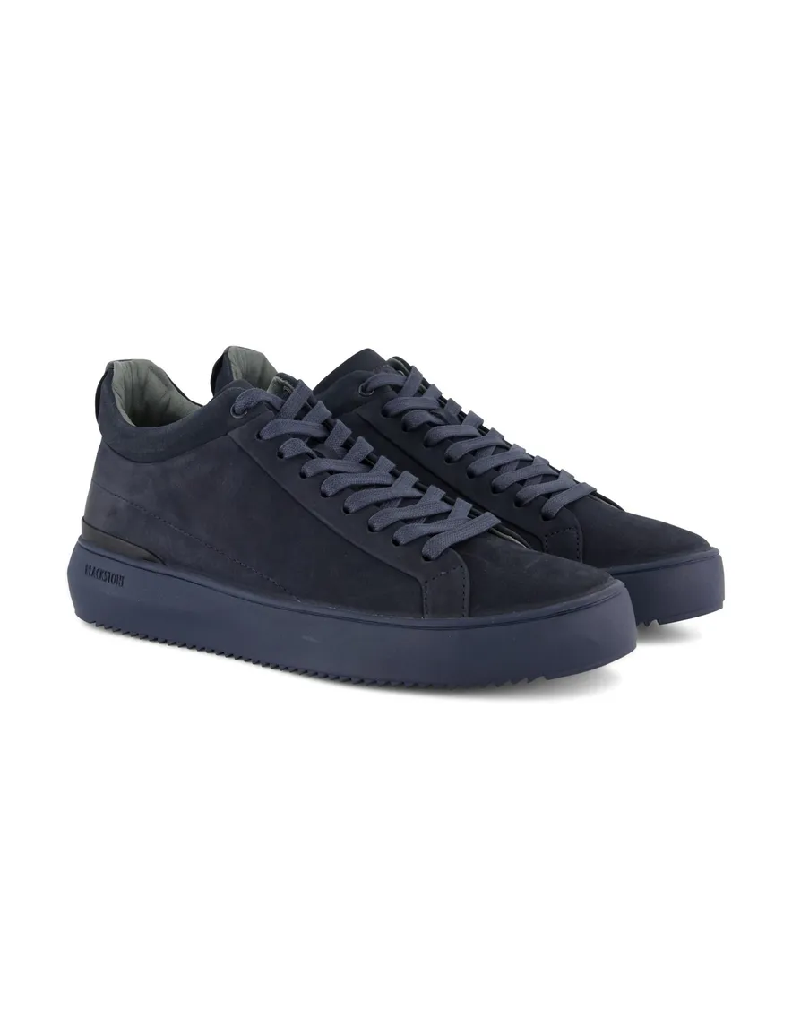 Blackstone sneaker donkerblauw leer