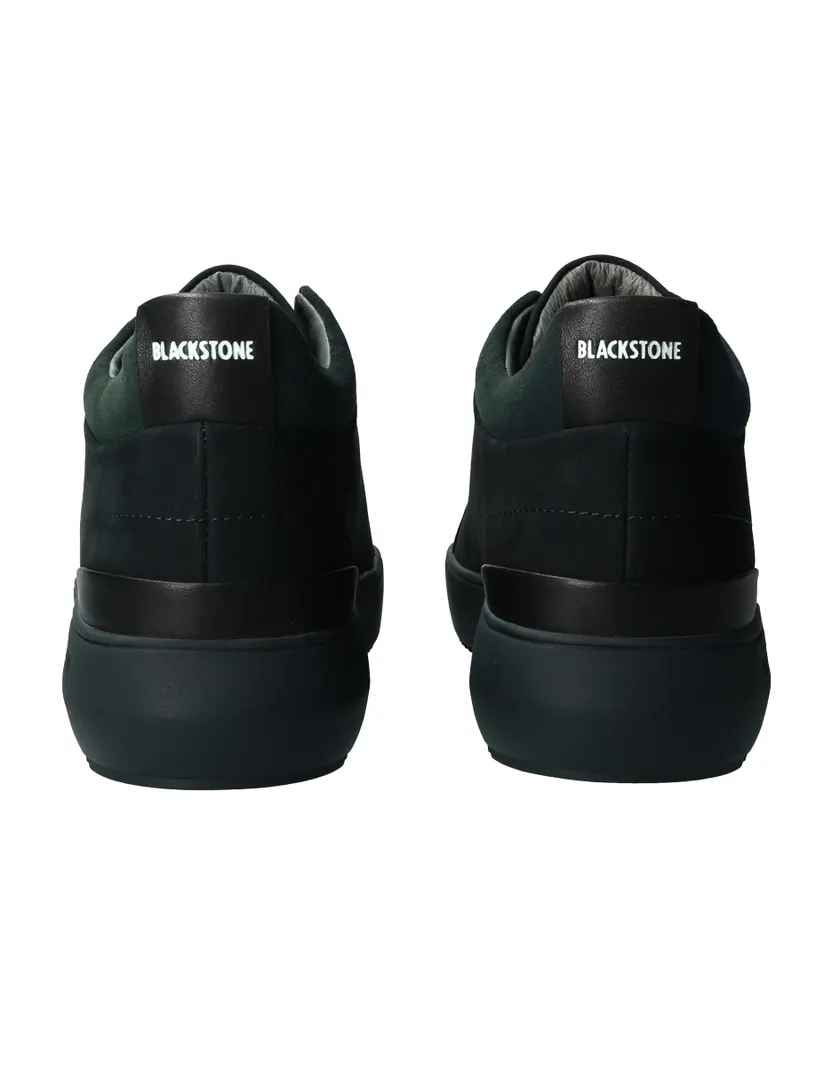Schoenen Blackstone donkerblauw leer veter