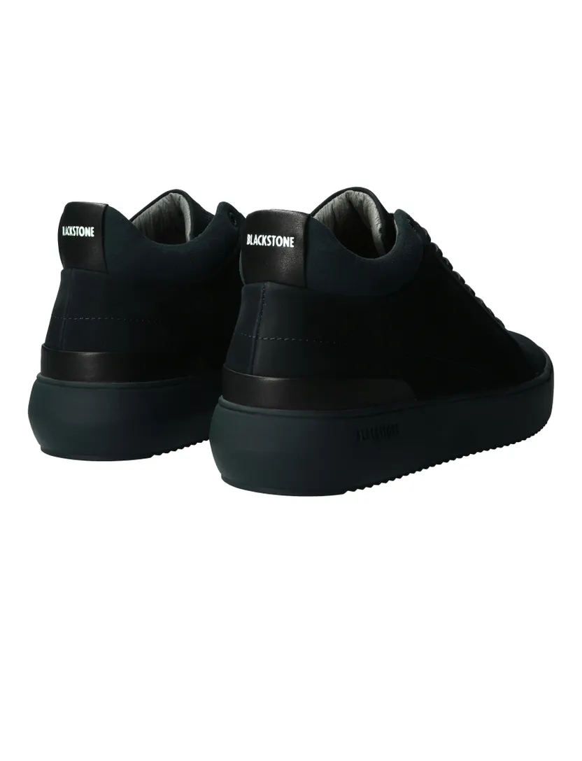 Schoenen Blackstone donkerblauw leer veter
