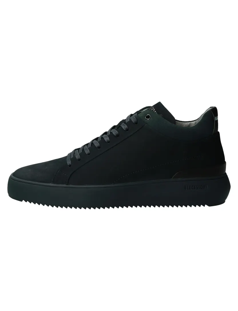 Schoenen Blackstone donkerblauw leer veter