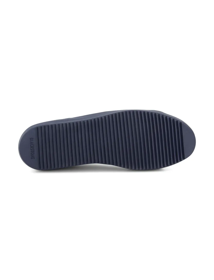 Sneakers Blackstone donkerblauw leer