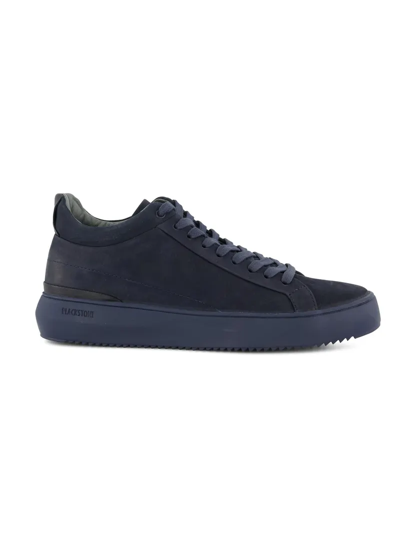 Schoenen Blackstone donkerblauw leer veter