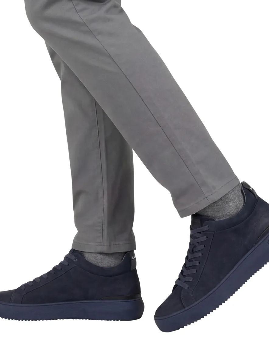 Blackstone sneaker donkerblauw leer
