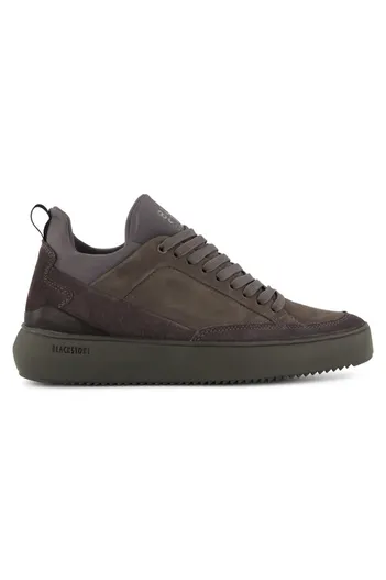 Blackstone Blackstone sneakers grijs effen leer