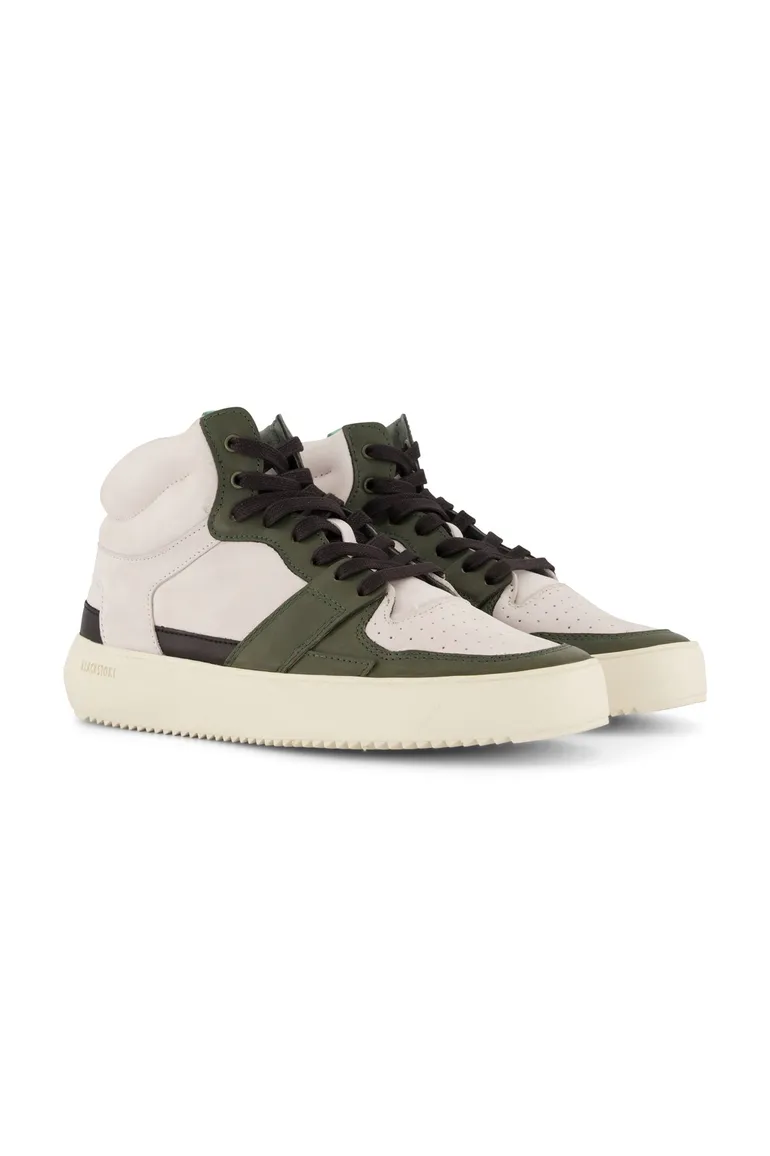 Blackstone sneakers wit effen leer