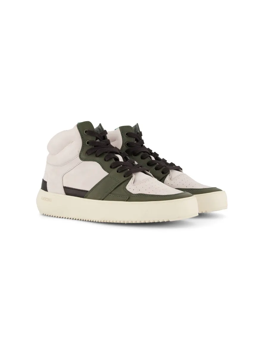 Sneakers Blackstone effen leer wit