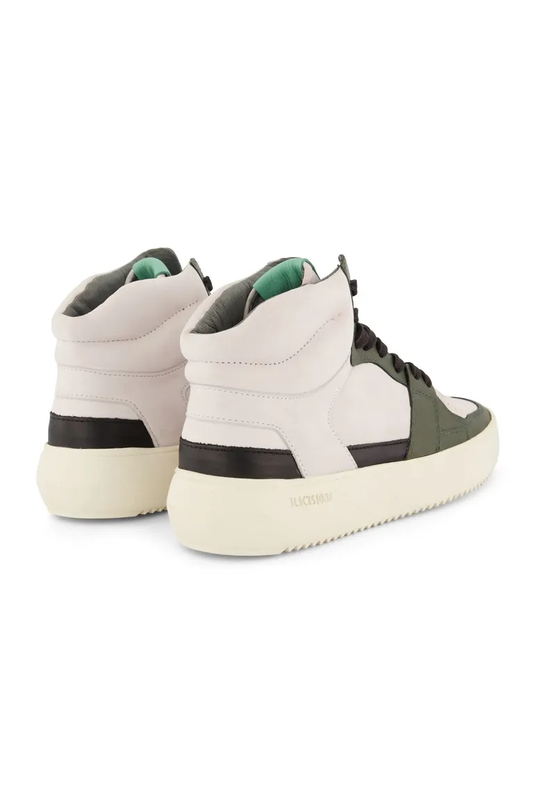 Blackstone sneakers wit effen leer