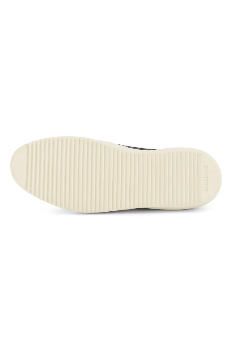 Blackstone sneakers wit effen leer