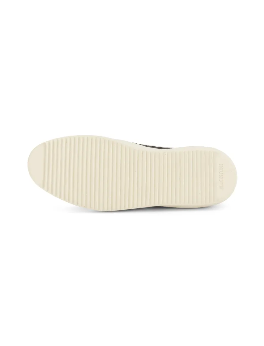 Sneakers Blackstone effen leer wit