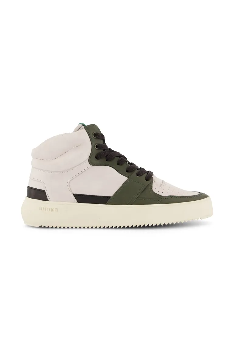 Blackstone sneakers wit effen leer