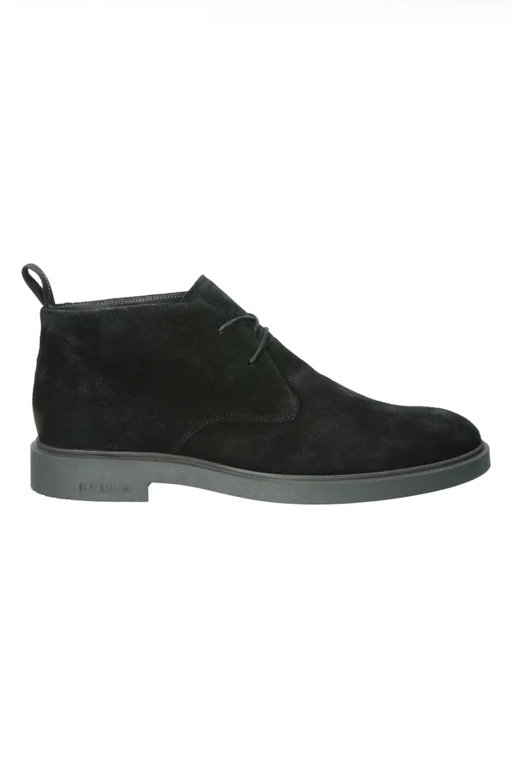 Blackstone nette hoge schoenen zwart effen leer