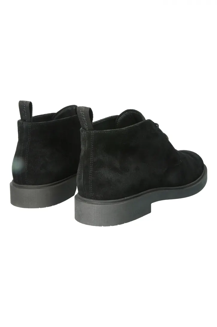 Blackstone nette hoge schoenen zwart effen leer