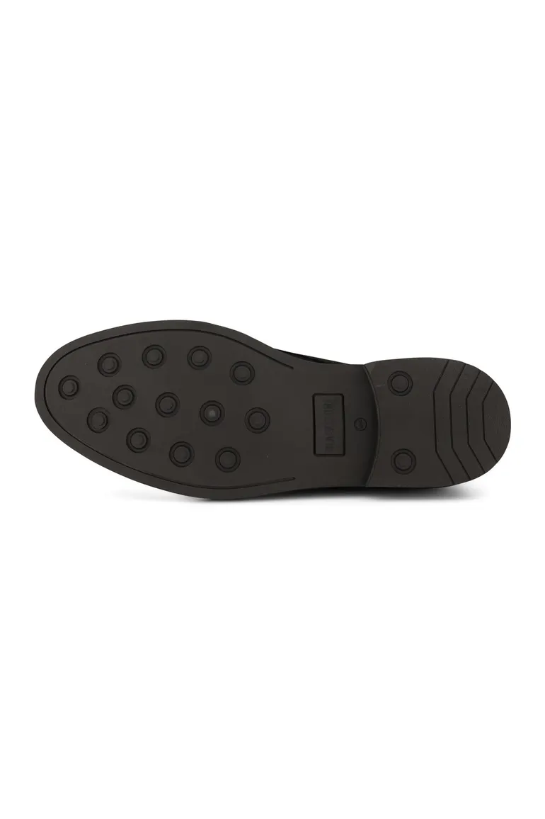 Blackstone nette schoenen zwart effen leer hoog