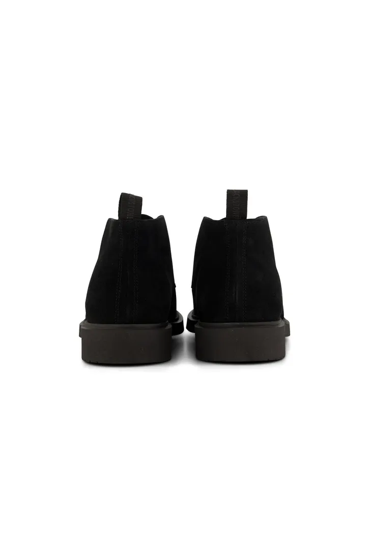 Blackstone nette hoge schoenen zwart effen leer