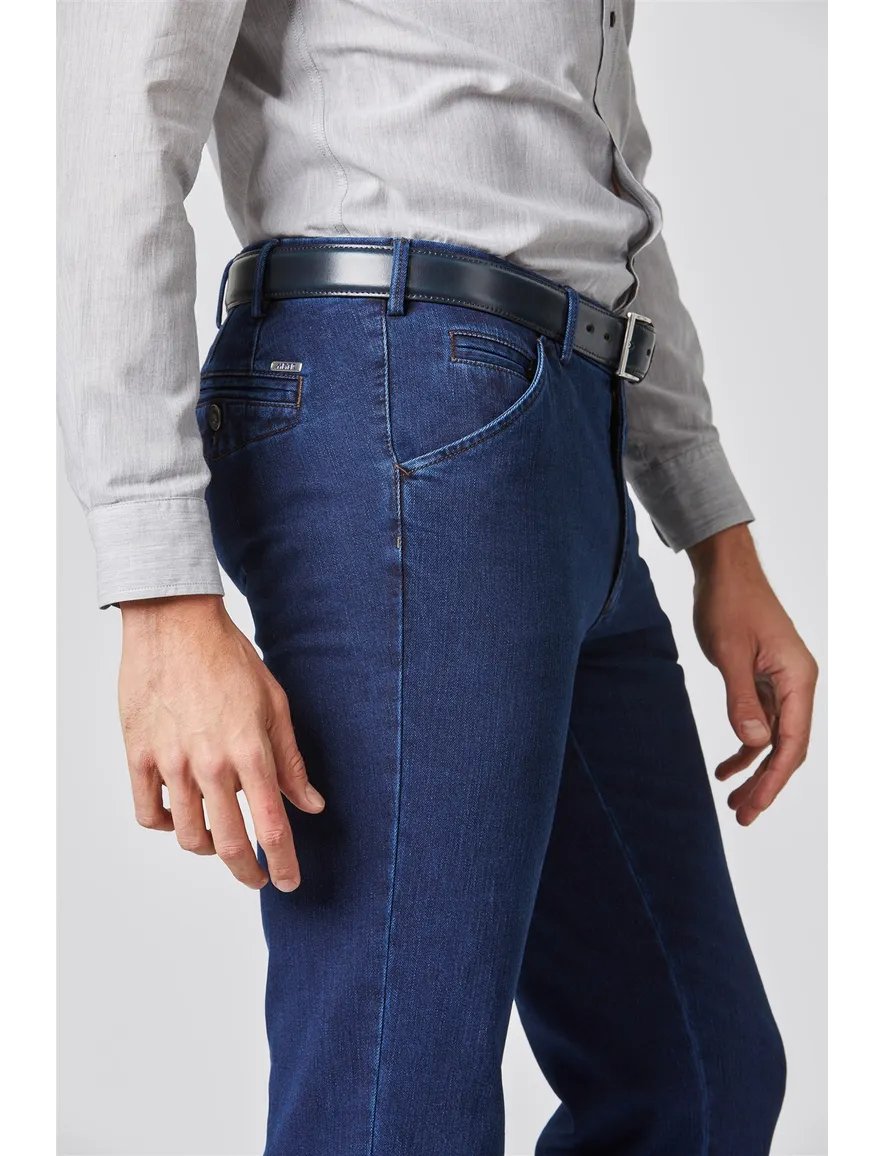 Meyer Chicago chino in blauw