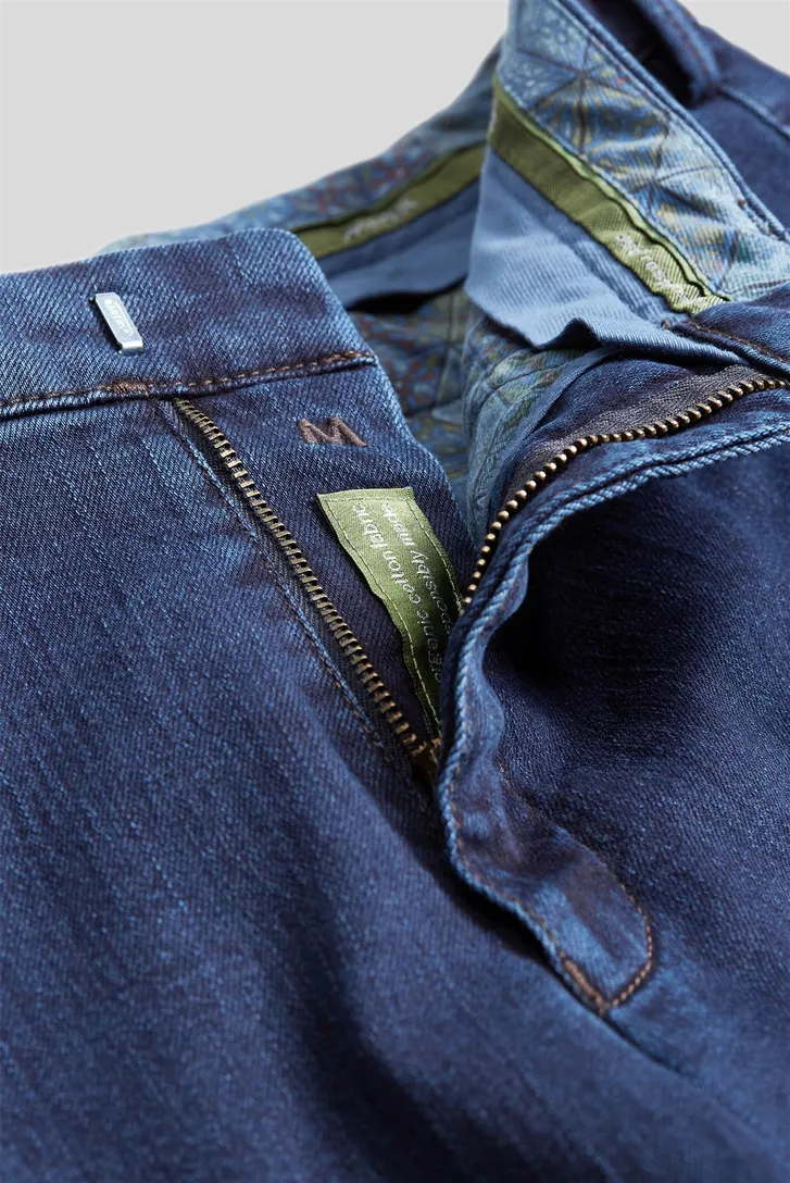 Broek Meyer Chicago blauw spijker