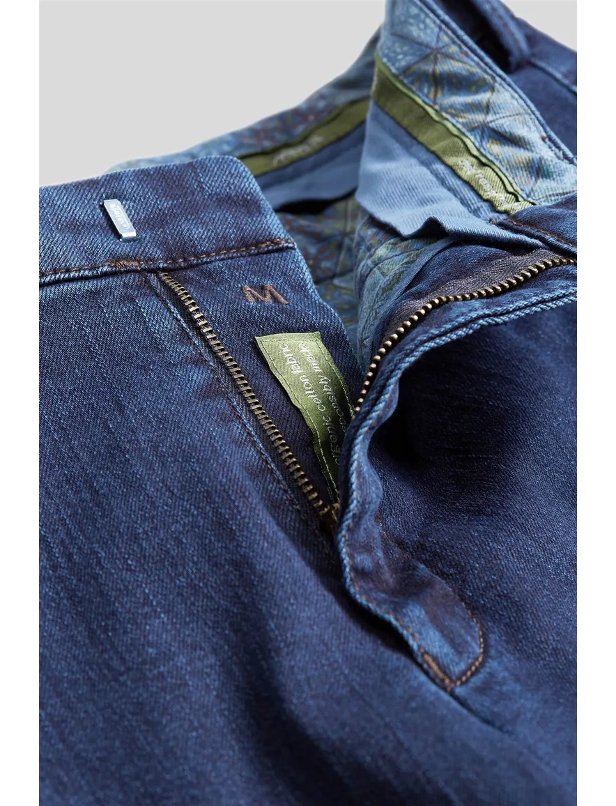 Meyer Chicago chino in blauw
