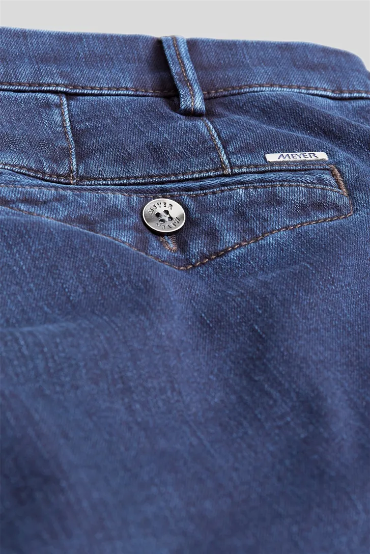 Broek Meyer Chicago blauw spijker