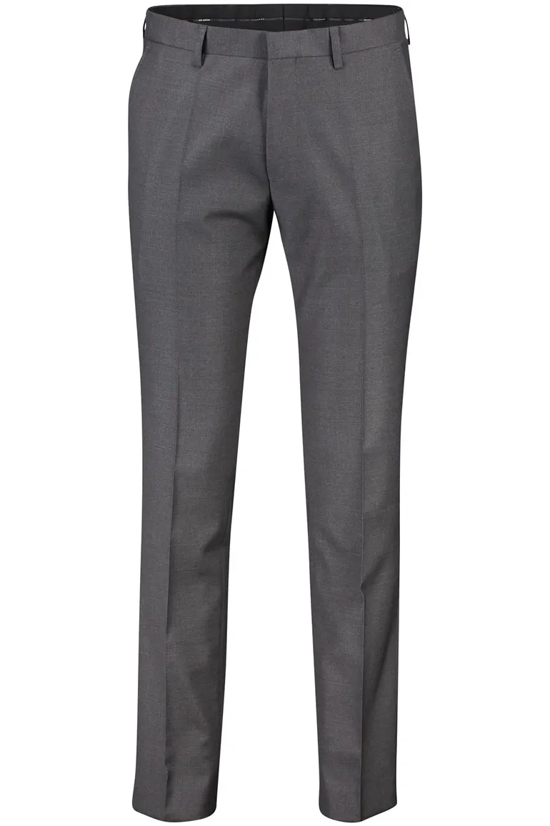 Roy Robson pantalon mix en match grijs effen wol normale fit